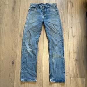 Levis 501 faded denim 1985-1988